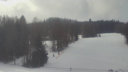 Dojezd hlavní sjezdovky