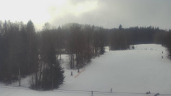 Dojezd hlavní sjezdovky