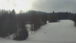 Dojezd hlavní sjezdovky