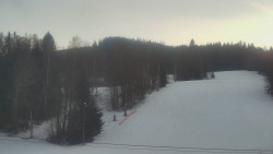 Dojezd hlavní sjezdovky