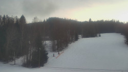 Dojezd hlavní sjezdovky