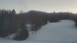 Dojezd hlavní sjezdovky