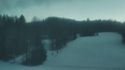 Dojezd hlavní sjezdovky