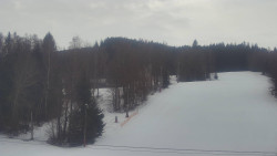 Dojezd hlavní sjezdovky