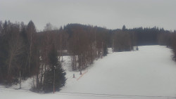 Dojezd hlavní sjezdovky