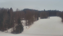 Dojezd hlavní sjezdovky