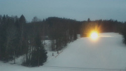 Dojezd hlavní sjezdovky