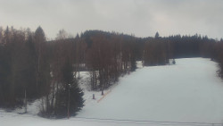 Dojezd hlavní sjezdovky