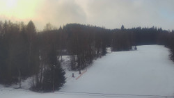 Dojezd hlavní sjezdovky