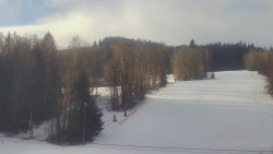 Dojezd hlavní sjezdovky