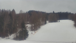 Dojezd hlavní sjezdovky