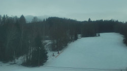 Dojezd hlavní sjezdovky