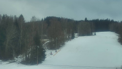 Dojezd hlavní sjezdovky