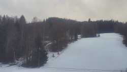 Dojezd hlavní sjezdovky