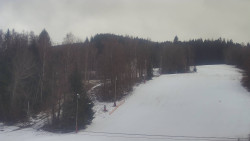 Dojezd hlavní sjezdovky