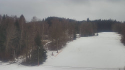 Dojezd hlavní sjezdovky