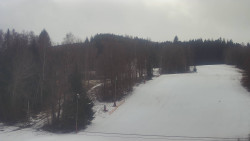 Dojezd hlavní sjezdovky