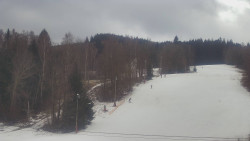 Dojezd hlavní sjezdovky