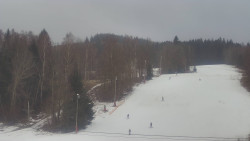 Dojezd hlavní sjezdovky