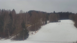 Dojezd hlavní sjezdovky