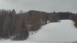 Dojezd hlavní sjezdovky