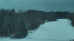 Dojezd hlavní sjezdovky