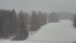 Dojezd hlavní sjezdovky