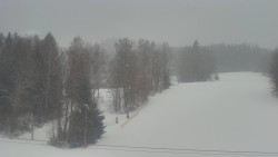 Dojezd hlavní sjezdovky