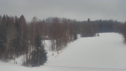 Dojezd hlavní sjezdovky