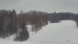 Dojezd hlavní sjezdovky