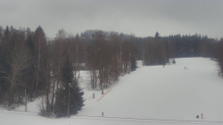 Dojezd hlavní sjezdovky