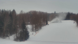 Dojezd hlavní sjezdovky