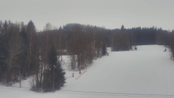 Dojezd hlavní sjezdovky