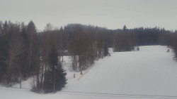 Dojezd hlavní sjezdovky