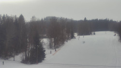 Dojezd hlavní sjezdovky