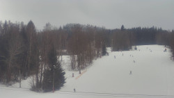 Dojezd hlavní sjezdovky