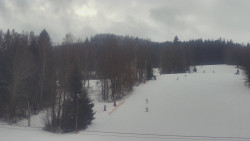 Dojezd hlavní sjezdovky