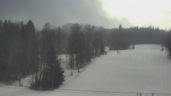 Dojezd hlavní sjezdovky