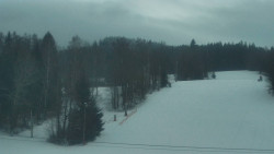 Dojezd hlavní sjezdovky