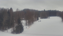 Dojezd hlavní sjezdovky