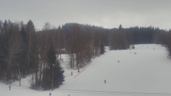 Dojezd hlavní sjezdovky