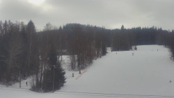 Dojezd hlavní sjezdovky