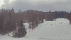 Dojezd hlavní sjezdovky