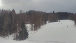 Dojezd hlavní sjezdovky