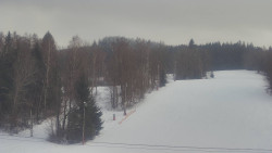 Dojezd hlavní sjezdovky