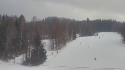 Dojezd hlavní sjezdovky