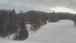 Dojezd hlavní sjezdovky