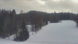 Dojezd hlavní sjezdovky