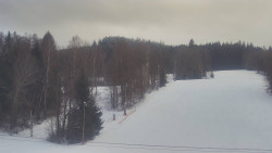 Dojezd hlavní sjezdovky