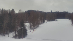 Dojezd hlavní sjezdovky